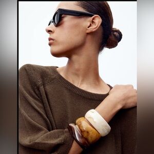 🔥🔥Zara pack of rigid bracelets